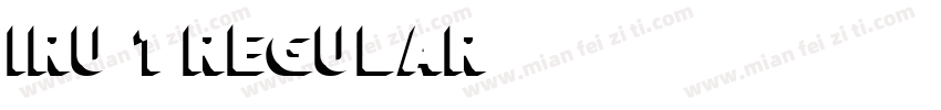 Iru 1 Regular字体转换